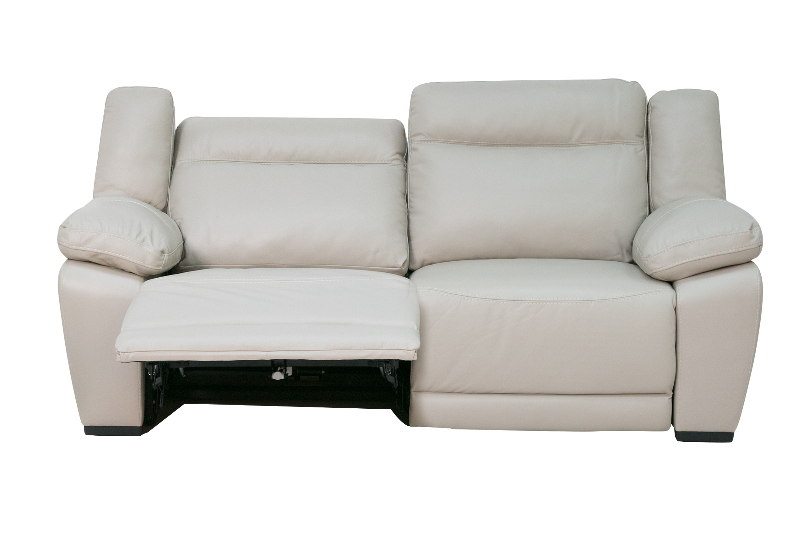 Leder 2erSofa 2669 mit Relax Taupe Sofas zum halben Preis