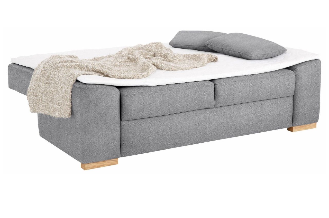 2er-Sofa - mit Schlaffunktion - Grau | Sofas zum halben Preis
