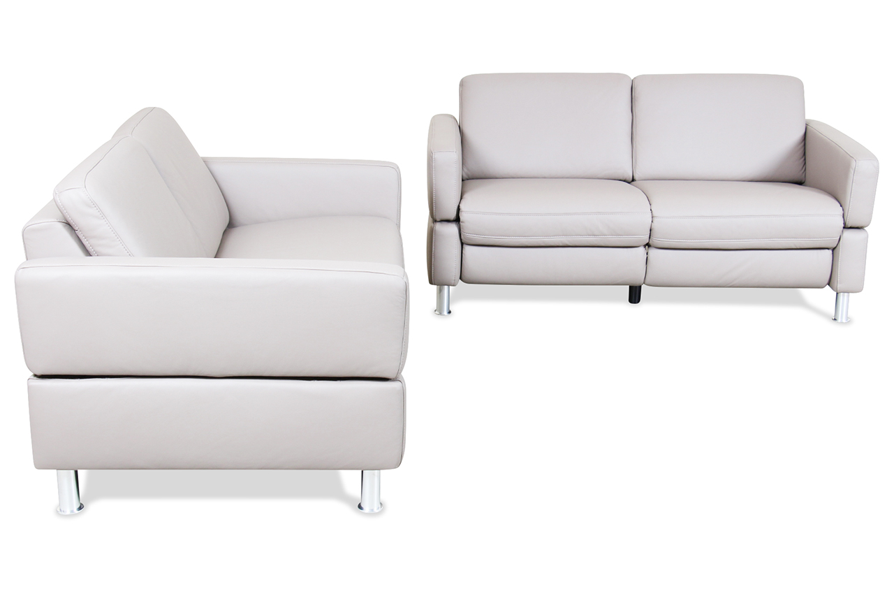wohnzimmer couch poco:Poco Leder Garnitur Akador – Grau mit Federkern – Sofa Couch Ecksofa wohnzimmer couch poco:Poco Leder Garnitur Akador – Grau mit Federkern – Sofa Couch Ecksofa