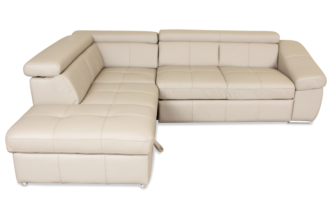 Cotta Leder Ecksofa XL Space Loft Creme Sofas zum halben Preis