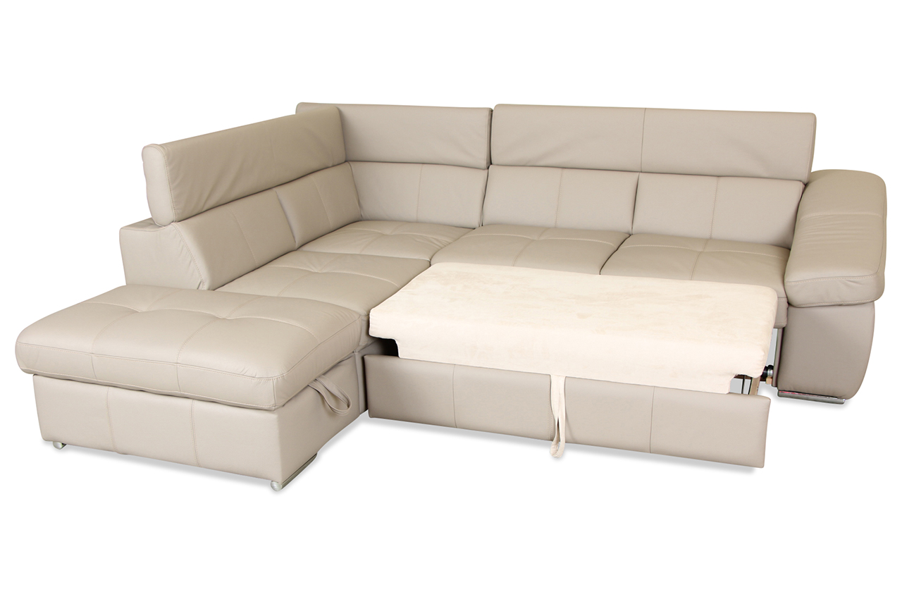 Cotta Leder Ecksofa XL Space Loft Creme Sofas zum halben Preis