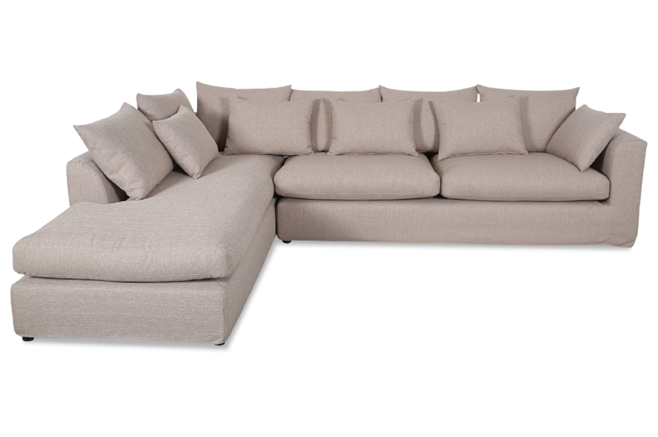 Stolmar Ecksofa Xl Shabby Chic Braun