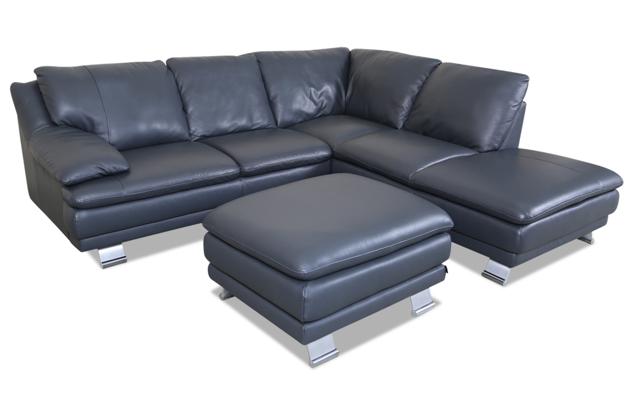 Editions Leder Ecksofa XL U118 mit Hocker Anthrazit mit # Ecksofa Leder Anthrazit Editions Leder Ecksofa XL U118 mit Hocker Anthrazit mit # Ecksofa Leder Anthrazit