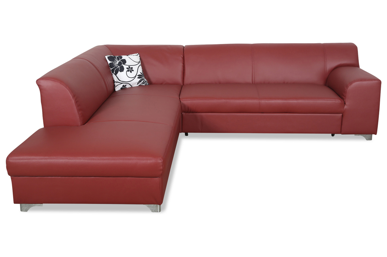 Ecksofa XL Tinos mit Schlaffunktion Rot Sofas zum -> Ecksofa Mit Schlaffunktion Rot Ecksofa XL Tinos mit Schlaffunktion Rot Sofas zum -> Ecksofa Mit Schlaffunktion Rot