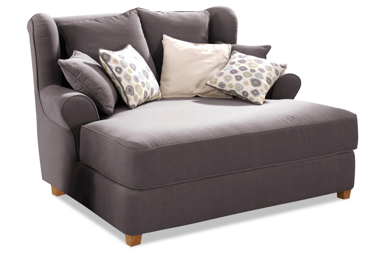 Stolmar Bigsessel XXL Still in Love Anthrazit mit Federkern Sofas