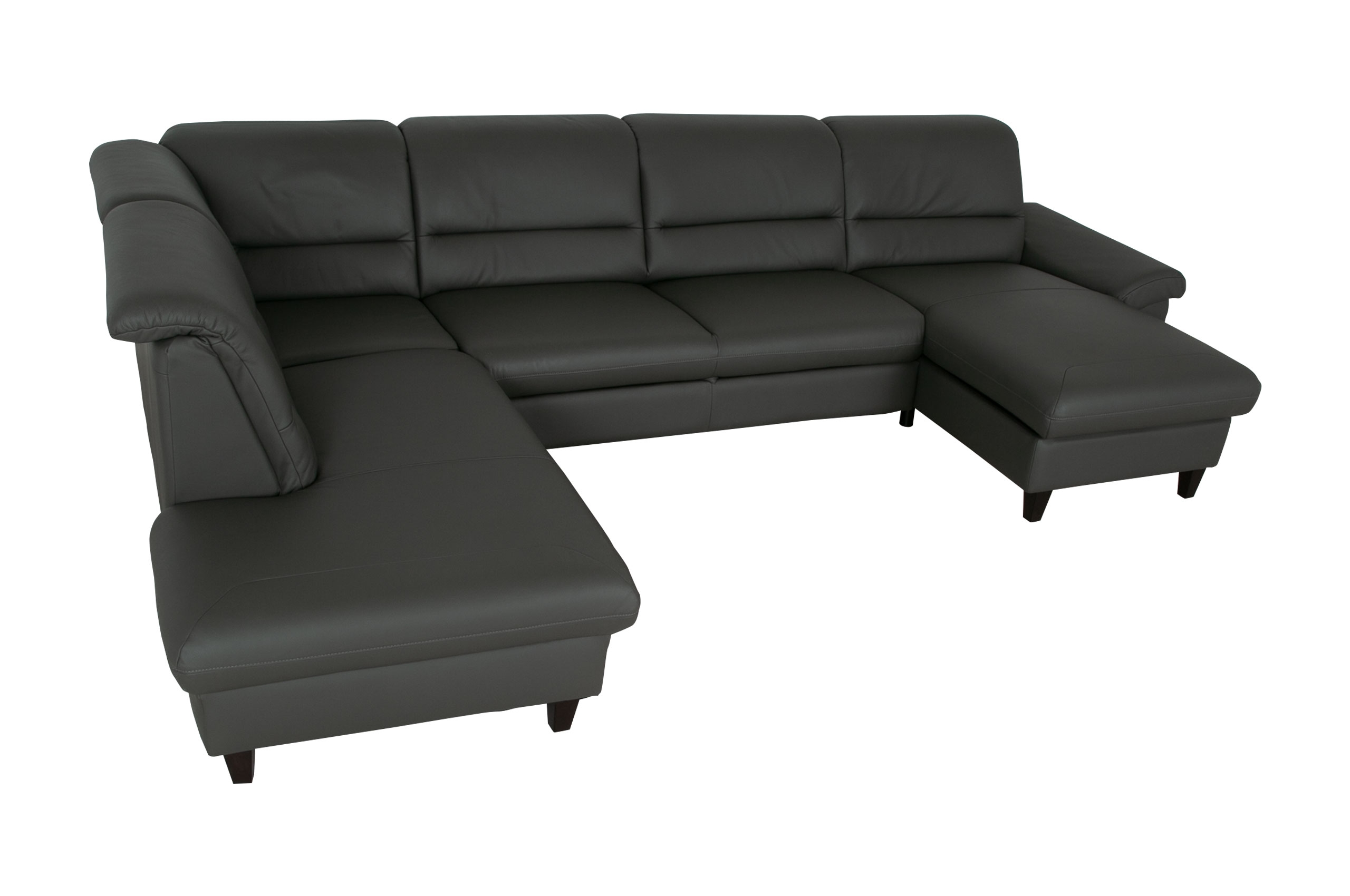 Calia Italia Wohnlandschaft Ernesto - mit Schlaffunktion - Anthrazit