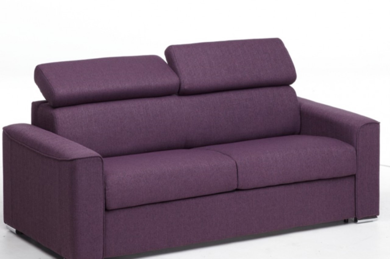 3er-Sofa Vizir - mit Schlaffunktion - Violette | Sofas zum halben Preis