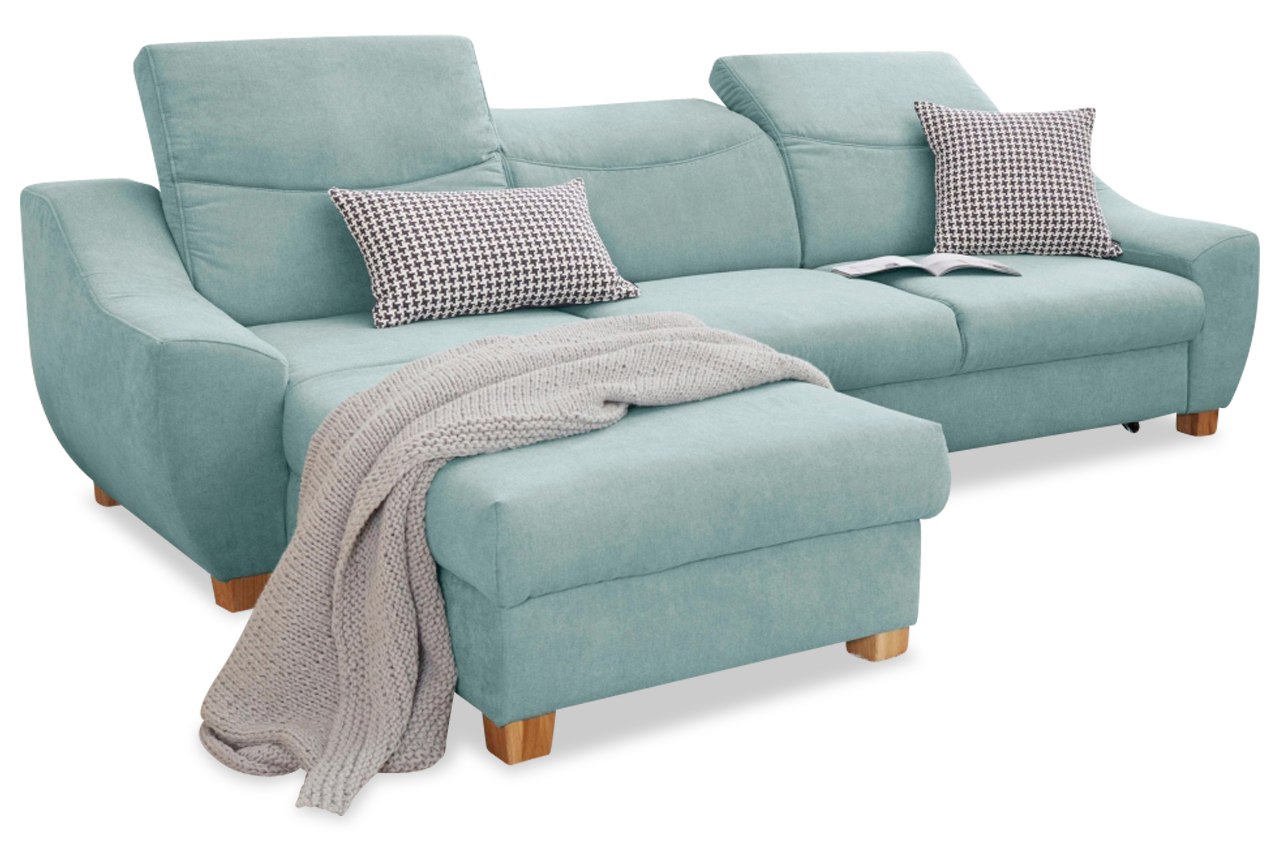 Ecksofa Fiona links mit Relax und Schlaffunktion Aqua Sofas zum halben Preis