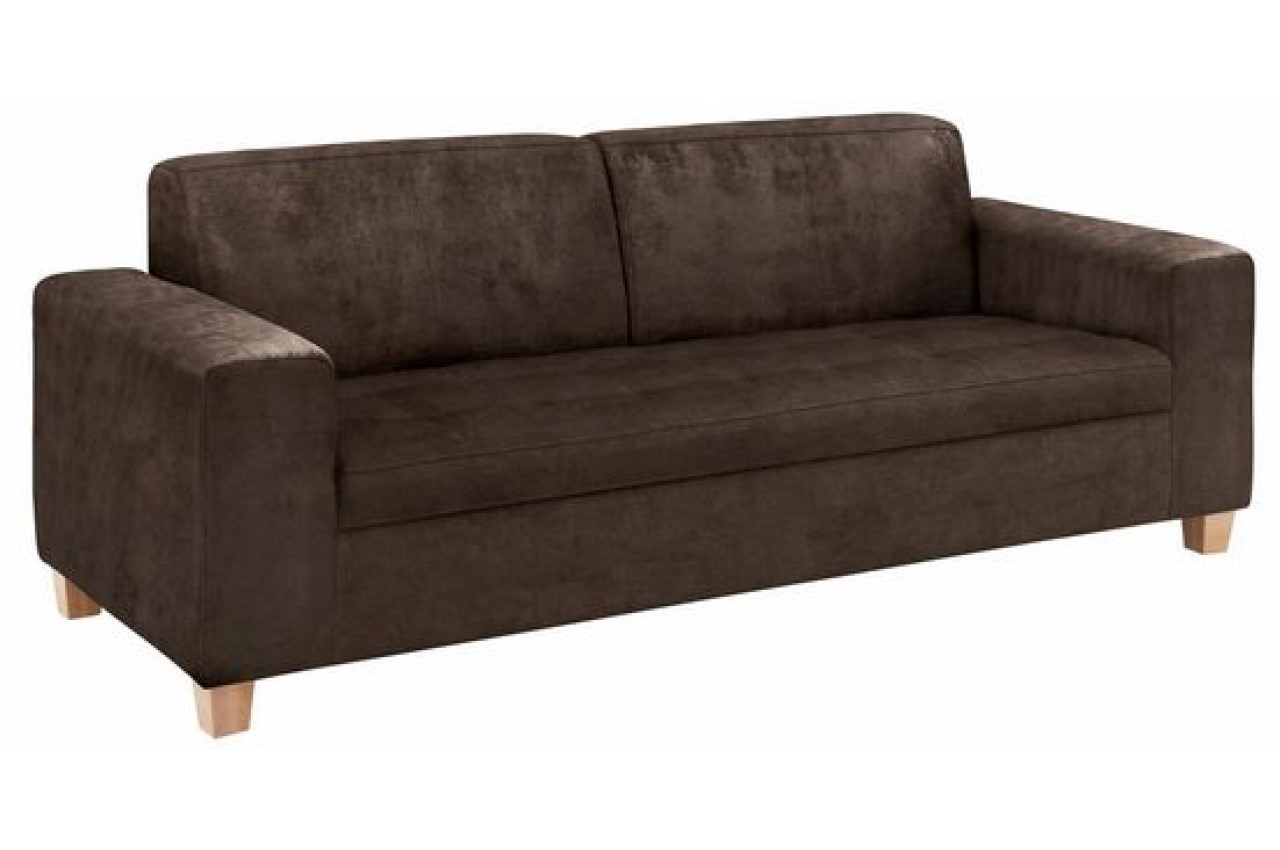 3er-Sofa Corby - Braun | Sofas zum halben Preis