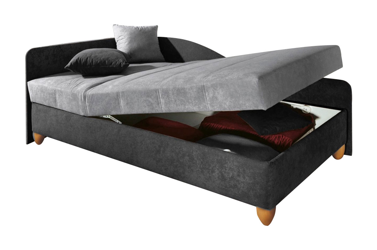 Bettgestell 120x200 Studiolige - Anthrazit | Sofas zum halben Preis
