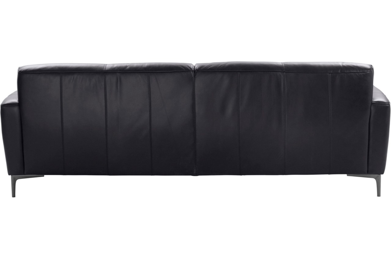 Calia Italia Leder 3er Sofa Akron Schwarz Sofas Zum Halben Preis