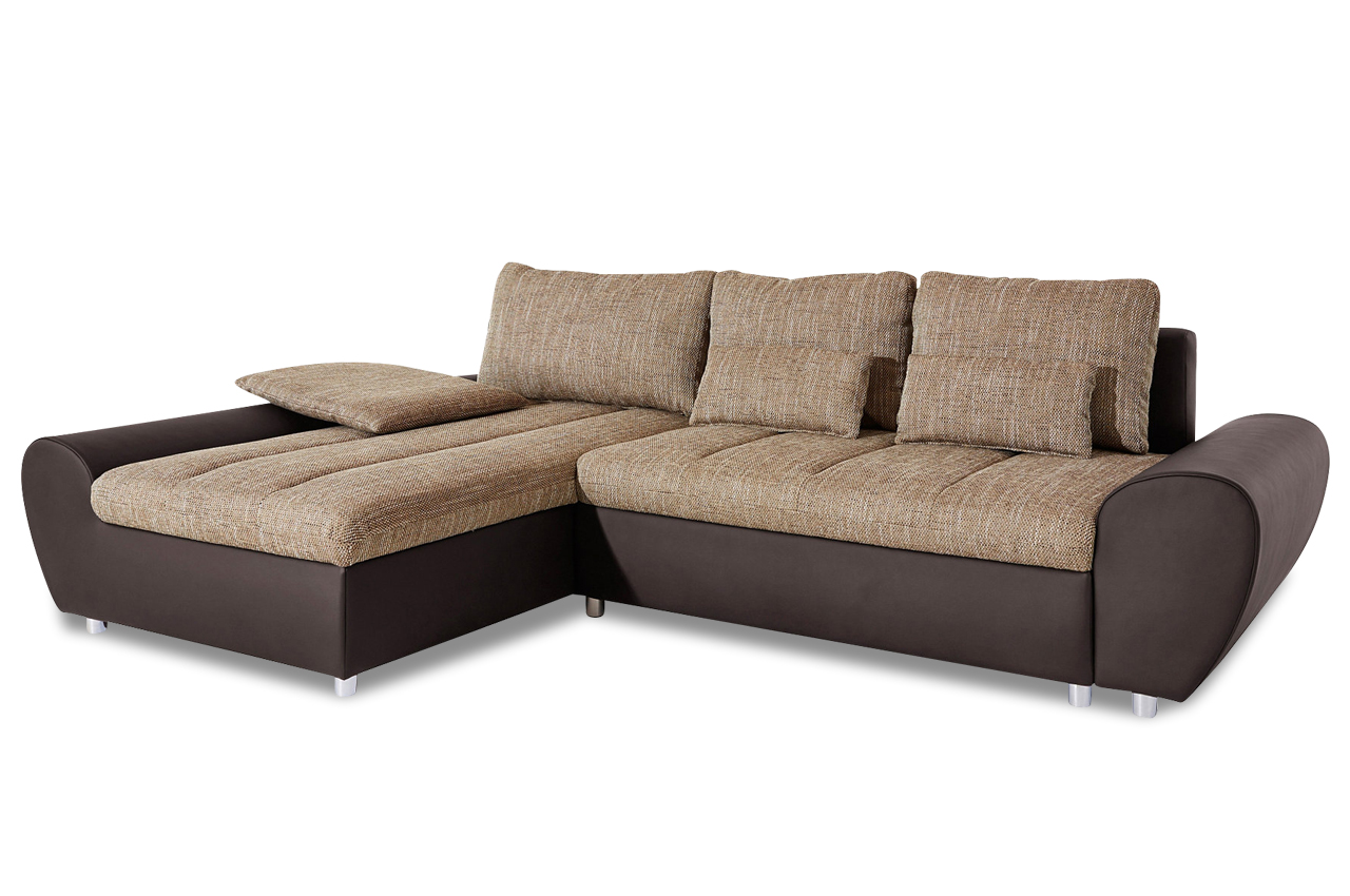 Sit&More Ecksofa Bandos XXL mit Schlaffunktion Braun -> Ecksofa Mit Schlaffunktion Braun Sit&More Ecksofa Bandos XXL mit Schlaffunktion Braun -> Ecksofa Mit Schlaffunktion Braun