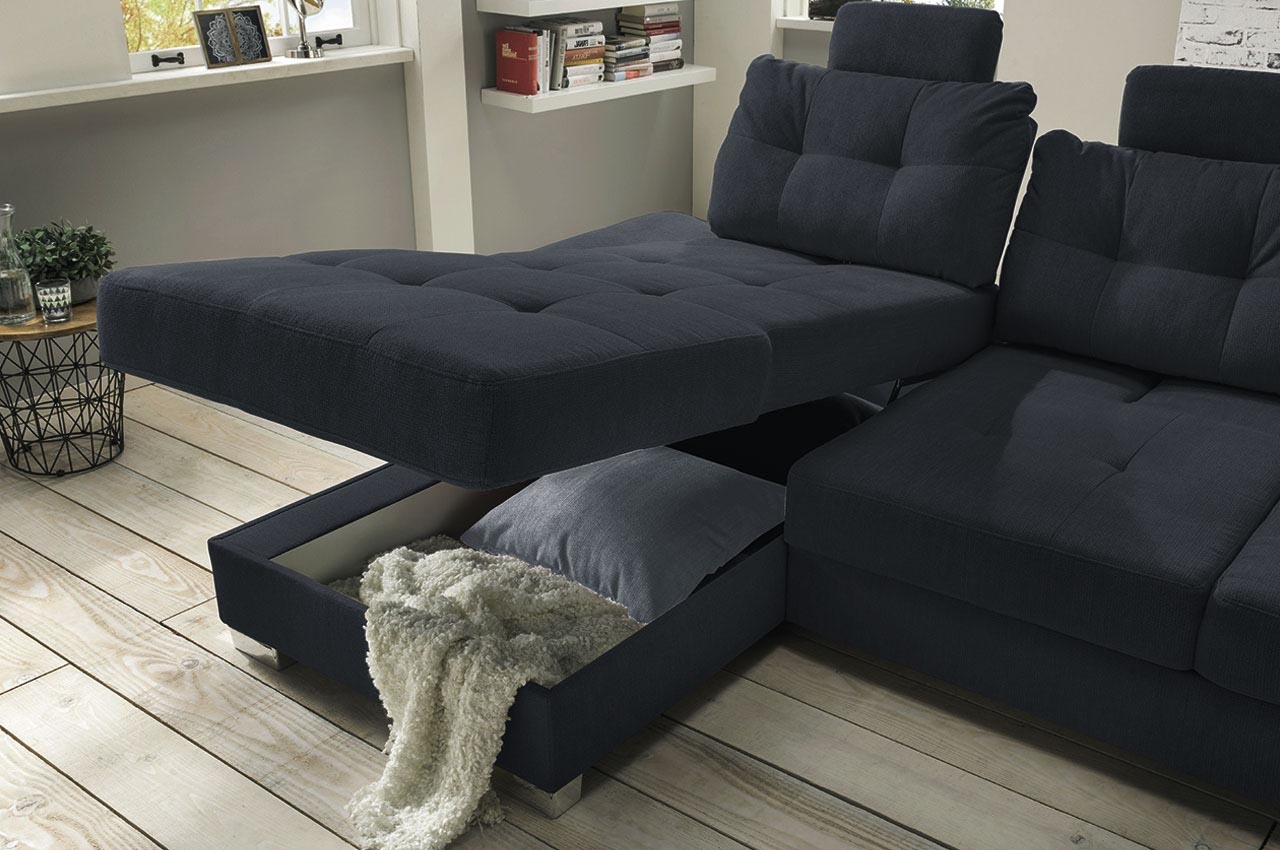 Benformato Sofa L-Form Brezza links - mit Schlaffunktion ...