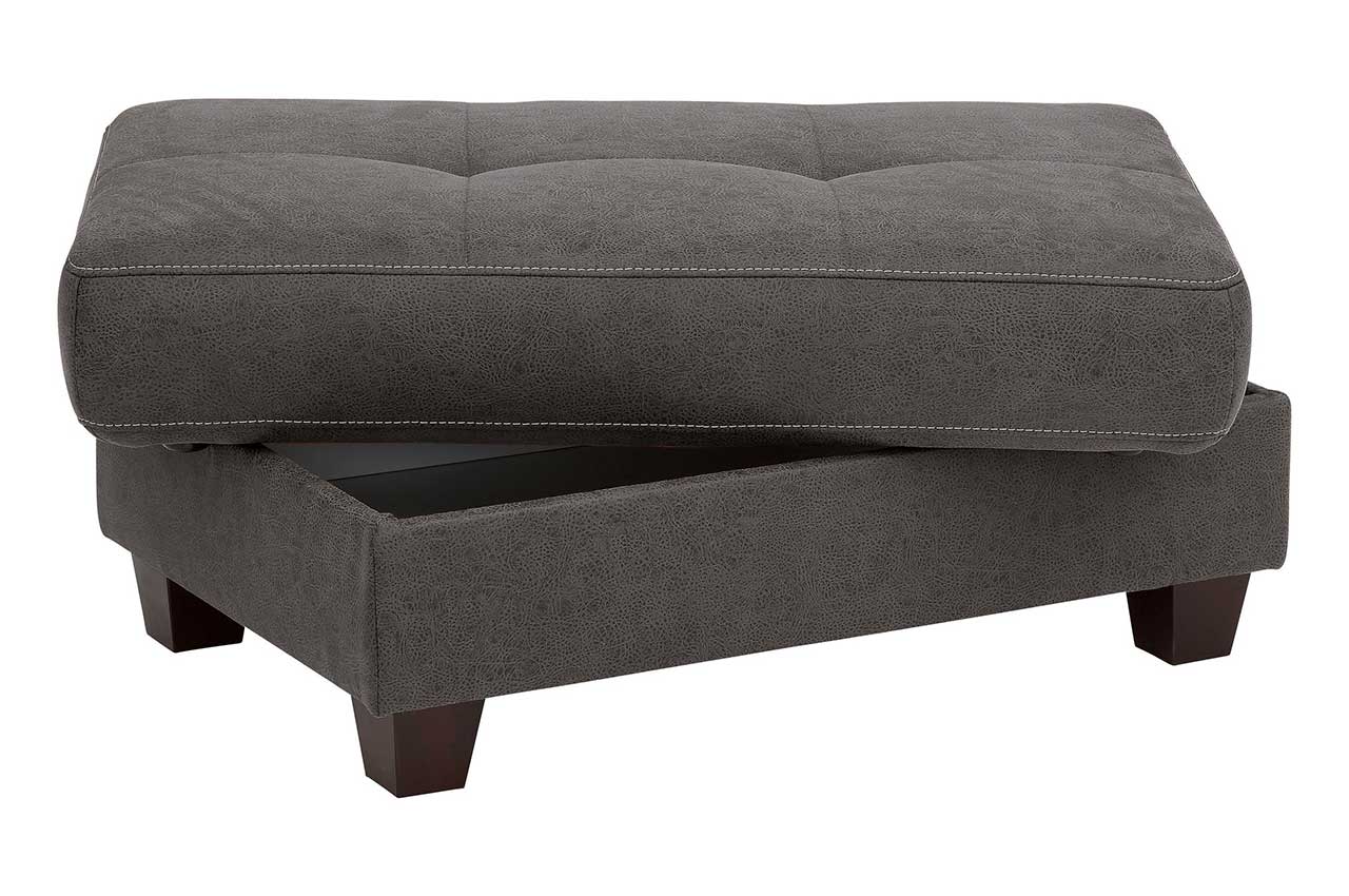 Hocker - Anthrazit | Sofas zum halben Preis