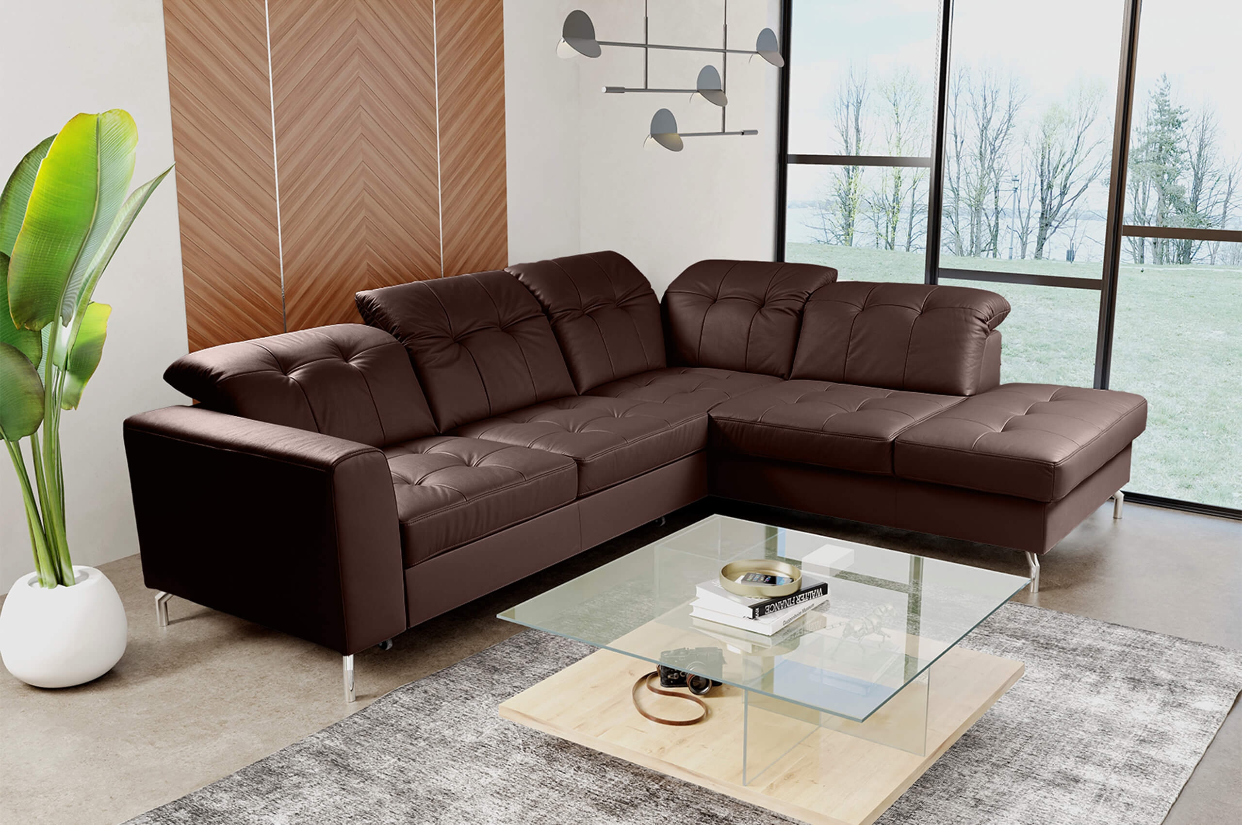 Leder Ecksofa Xl Lacona Rechts Mit