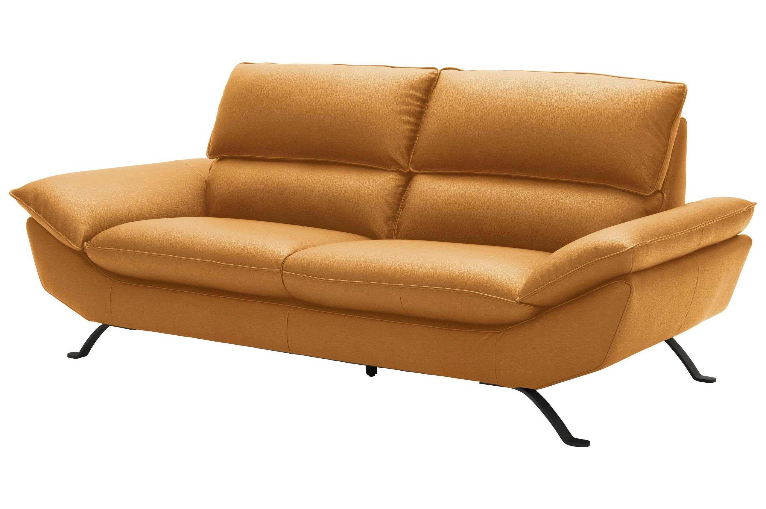 Leder Garnitur 3-2 - Braun | Sofas zum halben Preis