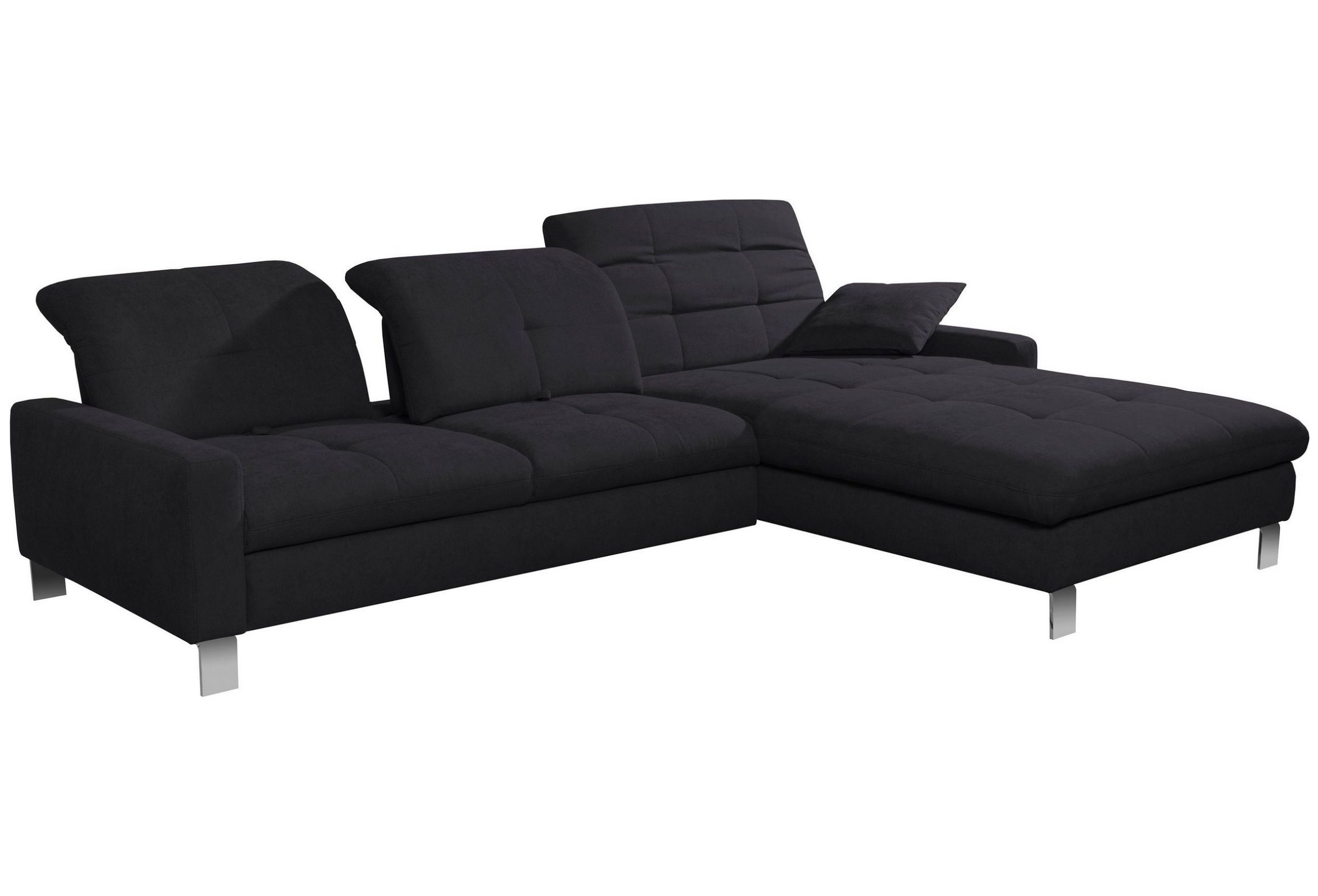 Tom Tailor Ecksofa Robin mit Sitzverstellung Schwarz Sofas zum