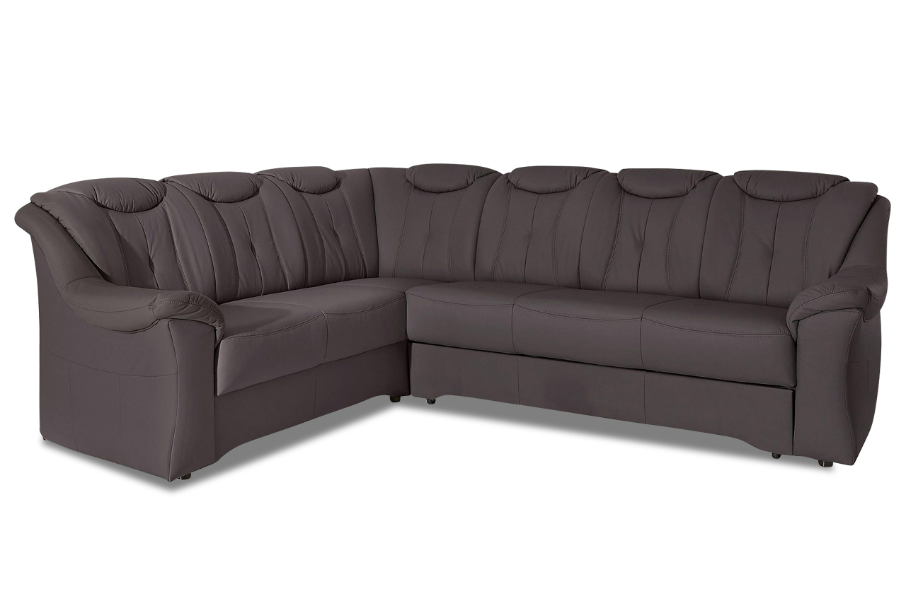 Leder Ecksofa XL Braun Sofas zum halben Preis