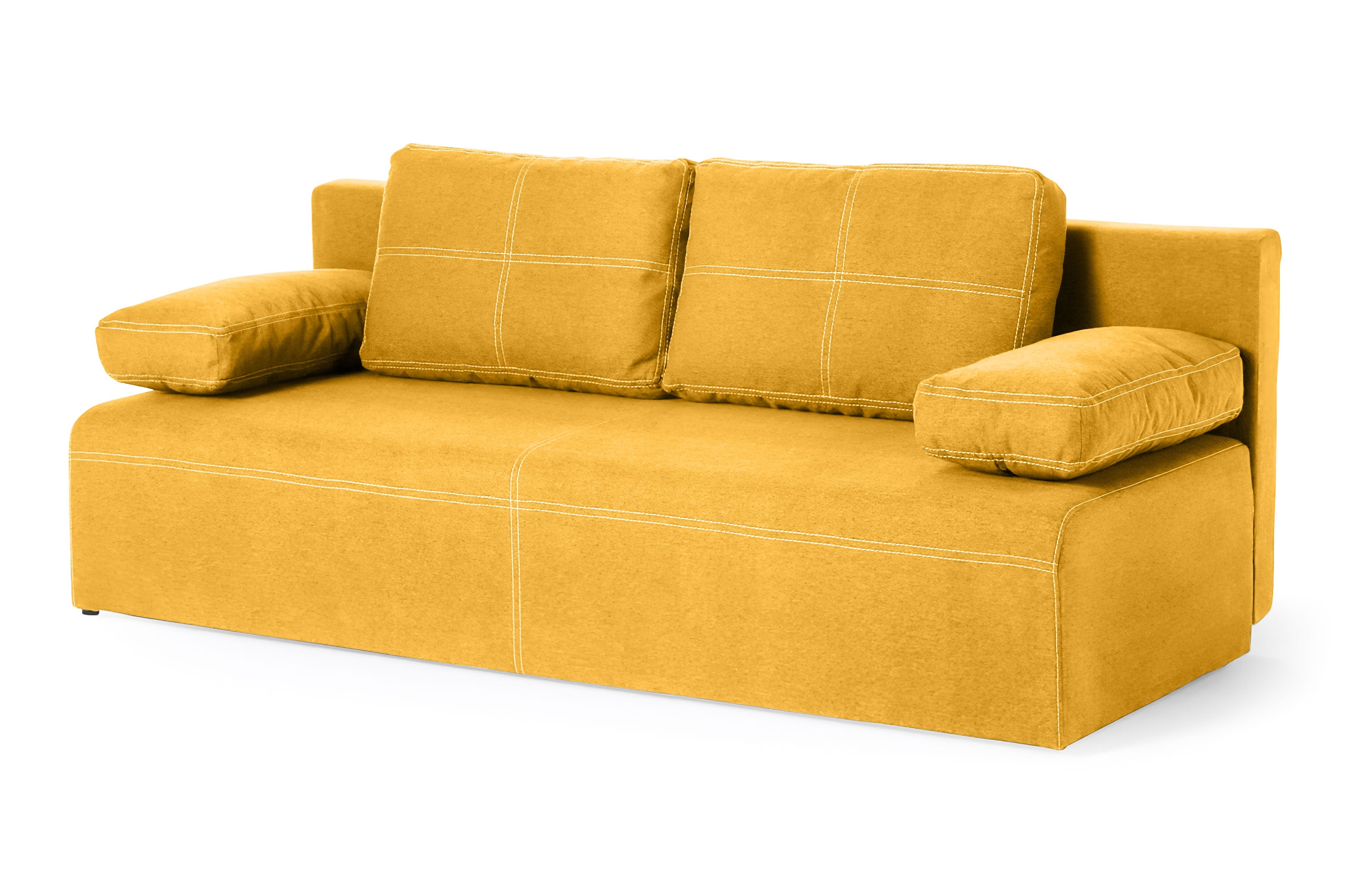 3erSofa Munich mit Schlaffunktion Gelb Sofas zum halben Preis