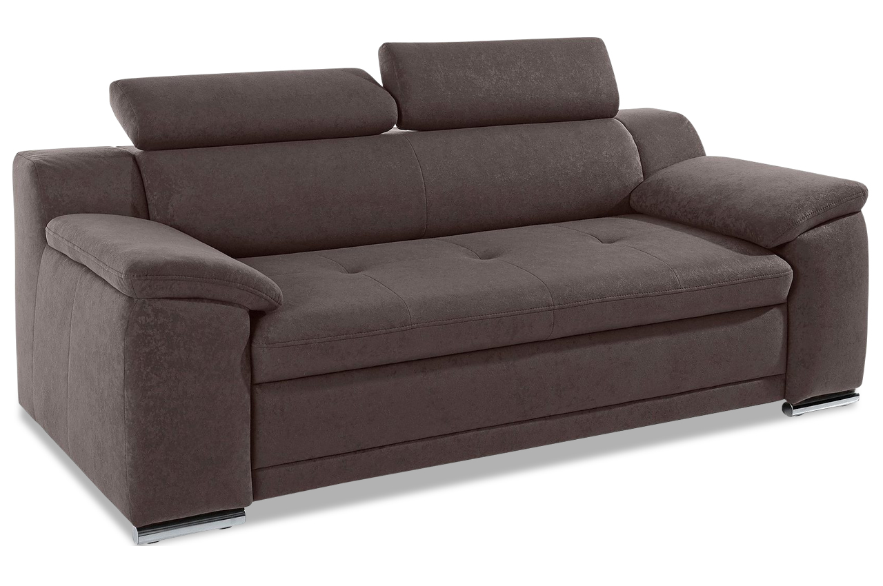 3er-Sofa - Braun | Sofas zum halben Preis