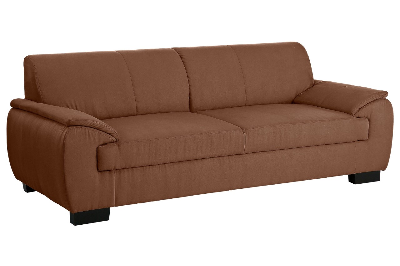 3er-Sofa Loft - Braun mit Boxspring | Sofas zum halben Preis