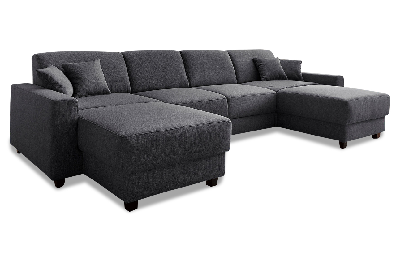 Wohnlandschaft Maarten - Anthrazit mit Boxspring | Sofas ...