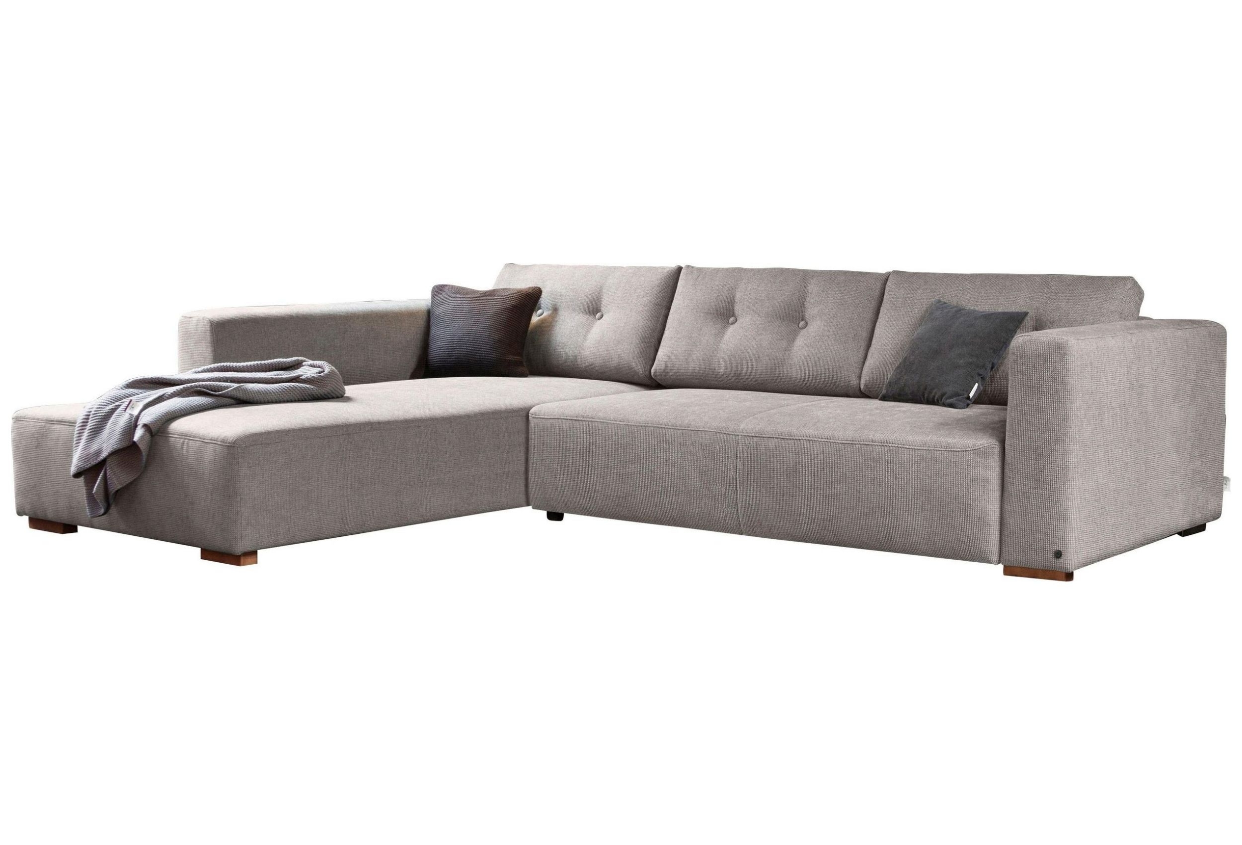 Tom Tailor Ecksofa Heaven XL Beige mit Federkern Sofas zum halben Preis