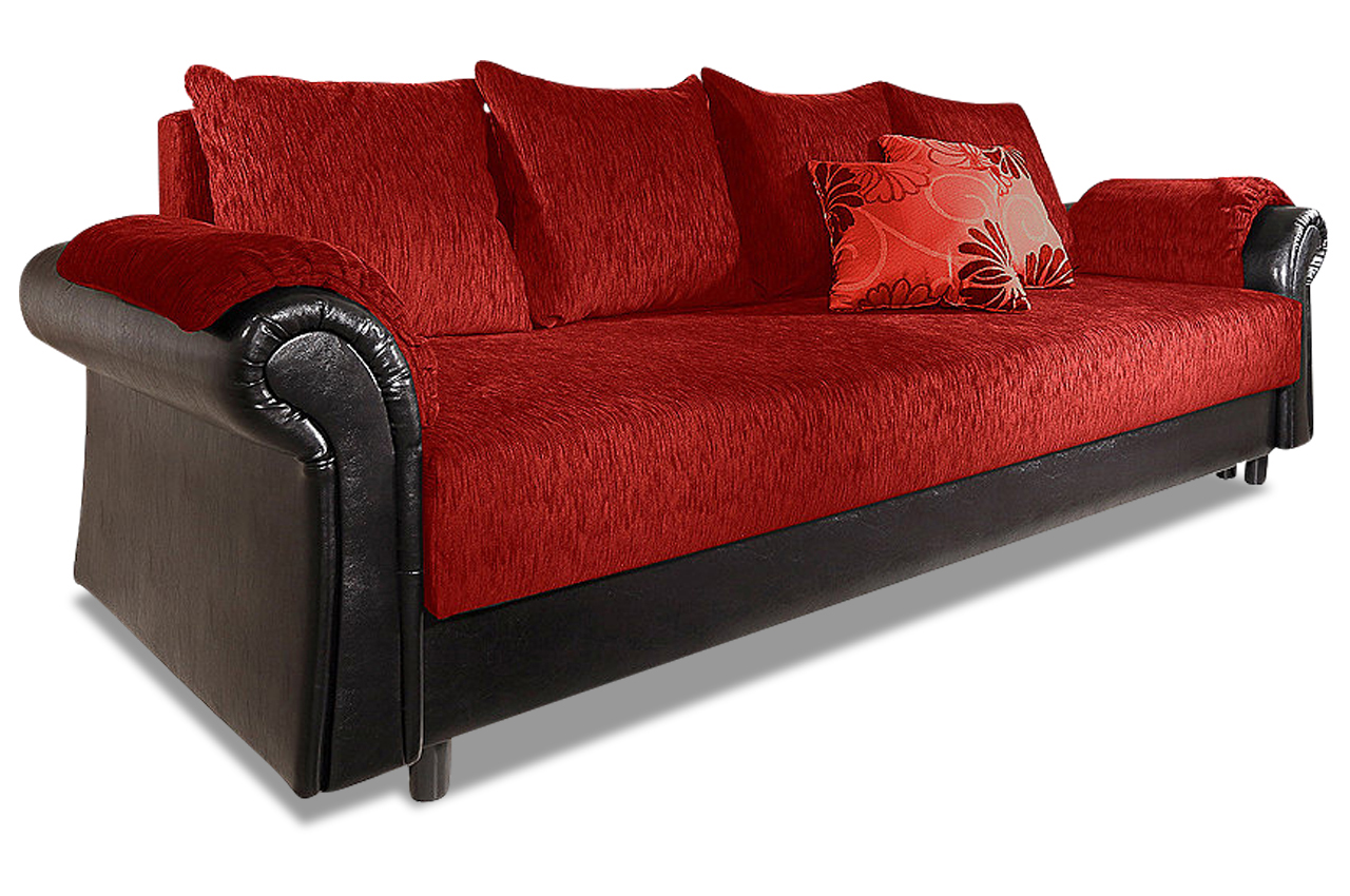 Schlafsofa Carmen mit Schlaffunktion Rot Sofa Couch Ecksofa # Sofa Mit Schlaffunktion Zu Verschenken Schlafsofa Carmen mit Schlaffunktion Rot Sofa Couch Ecksofa # Sofa Mit Schlaffunktion Zu Verschenken