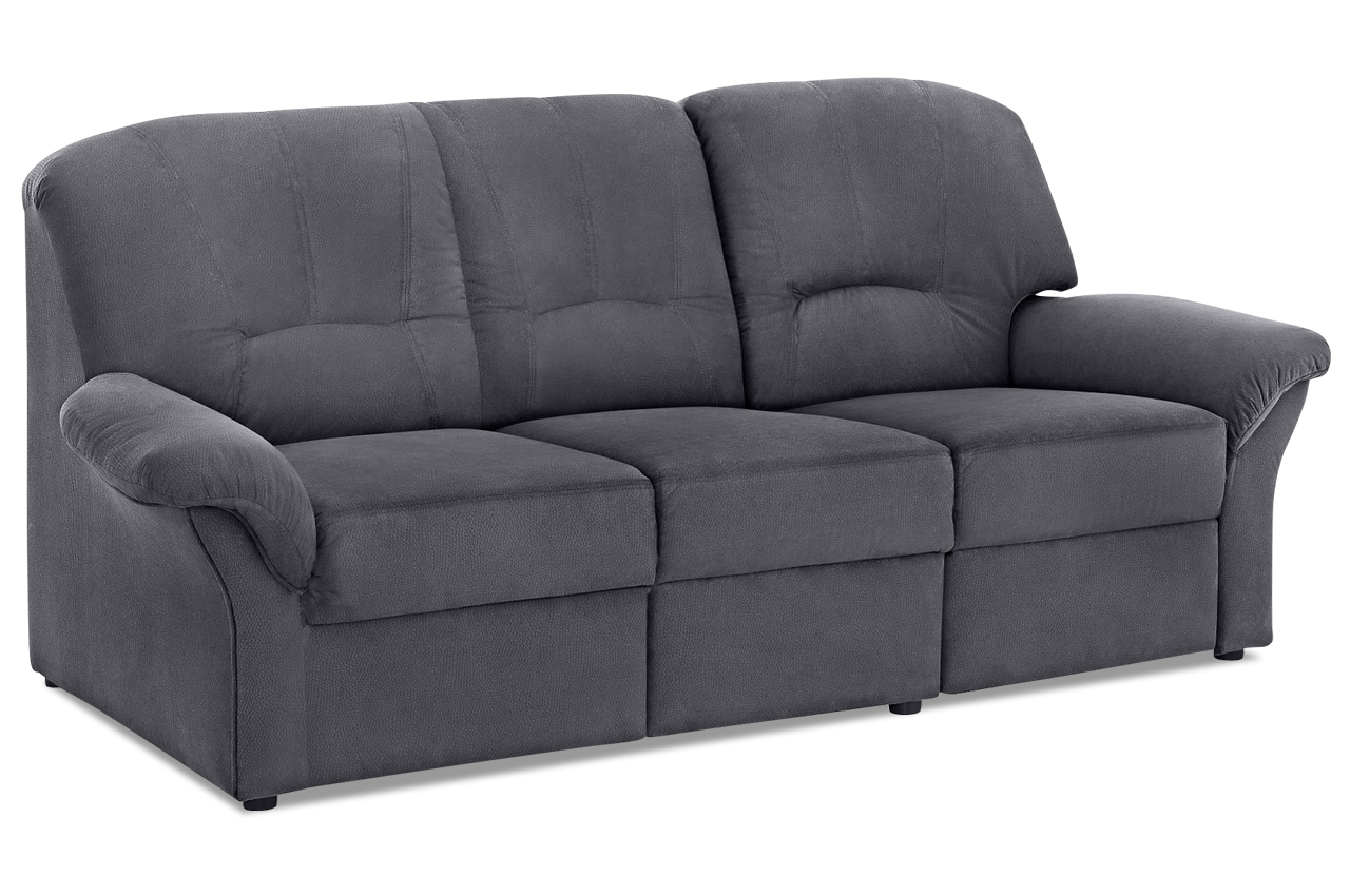 3erSofa Wesley mit Relax Anthrazit Sofas zum halben Preis