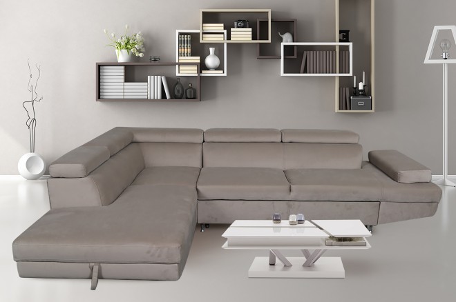 ecksofa xl julie p links mit schlaffunktion hellgrun sofas zum halben preis