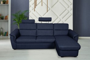 Sofa L-Form Benito-P rechts - mit Schlaffunktion - Nein