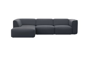 Sofa L-Form Ares links - Grau