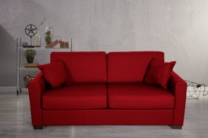 3er-Sofa Soflit2 - mit Schlaffunktion - Rot