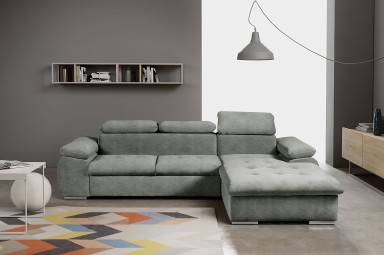 Sofa L-Form Trino rechts - mit Schlaffunktion