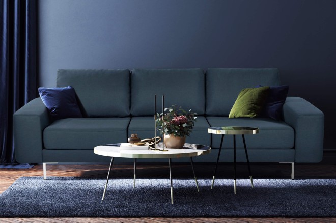 3er-Sofa Cecillia - Anthrazit