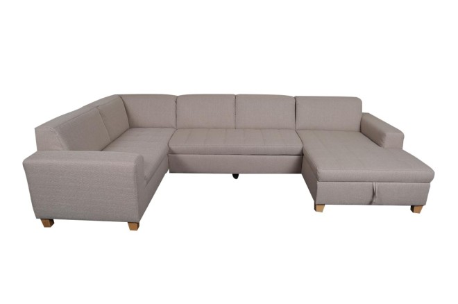 Wohnlandschaft Sugar-P links - mit Schlaffunktion - Beige