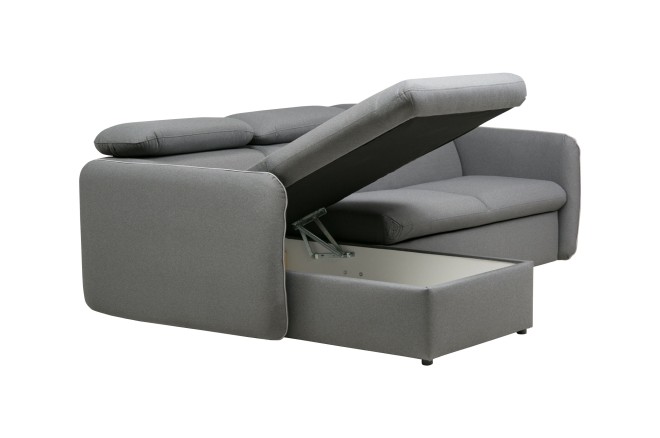 Sofa L-Form Emilio links - mit Schlaffunktion