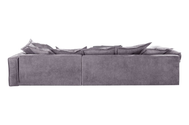 Ecksofa Diwan rechts - Grau