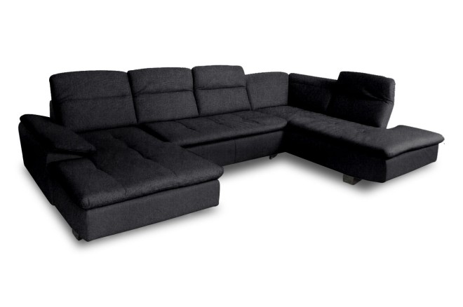 Wohnlandschaft Thunder-P rechts - mit Schlaffunktion - Asphalt