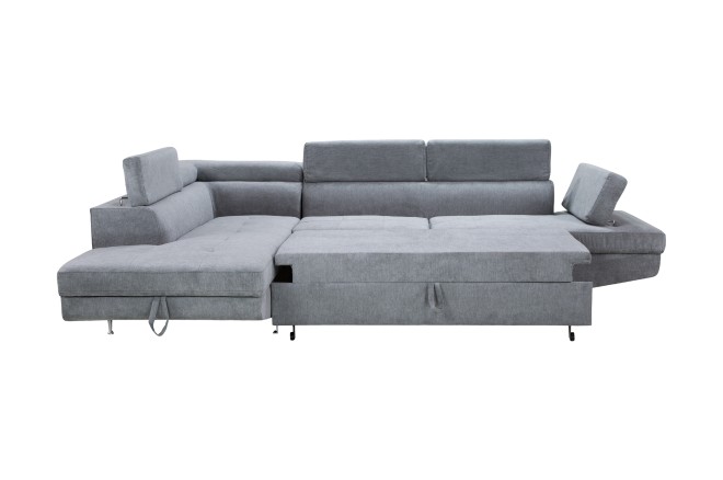 Ecksofa Rio-P links - mit Schlaffunktion - Grau