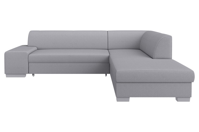 Ecksofa Trebbia-P rechts - mit Schlaffunktion - Blaugrau