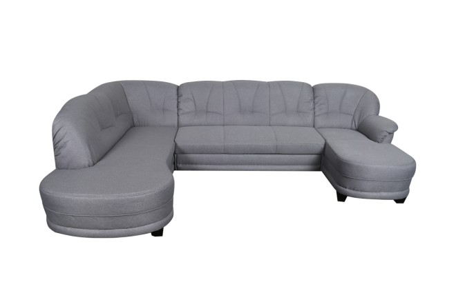 Wohnlandschaft Camelita-P links - mit Schlaffunktion - Hellgrau