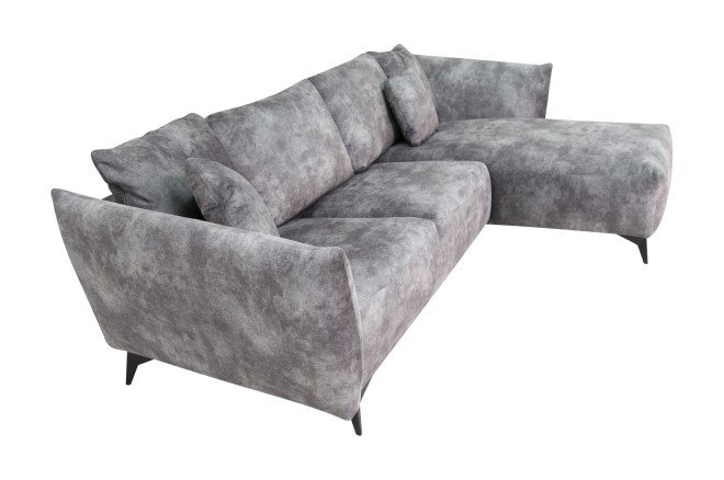 Ecksofa Monet II rechts - Taupe