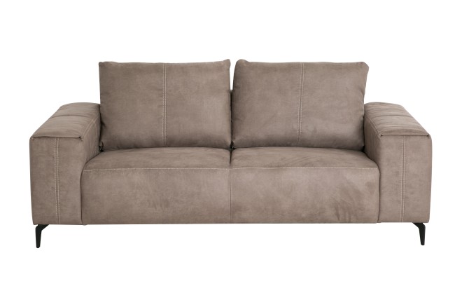2er-Sofa Gabriela - Graubraun