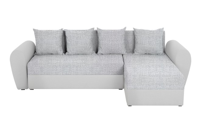 Ecksofa Universal Venus - mit Schlaffunktion - Silber