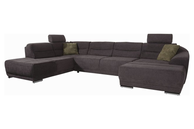 Wohnlandschaft Sonya links - Grau