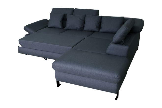 Sofa L-Form NewSunset Fly rechts - mit Schlaffunktion - Denim
