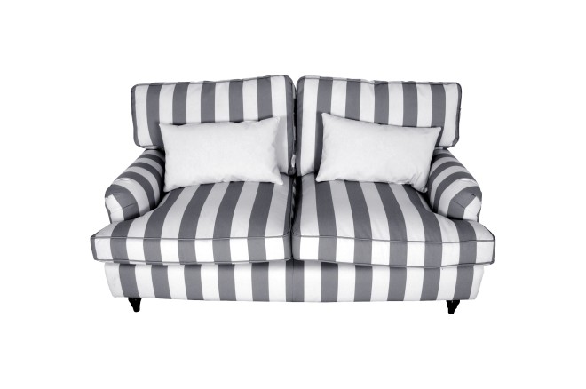 2er-Sofa La Rocca - Grau