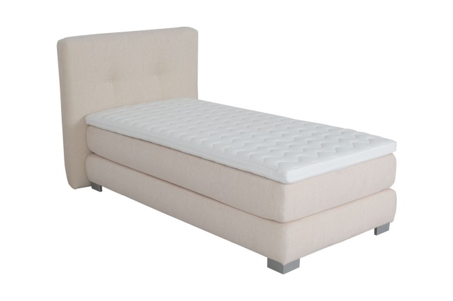 Boxspringbett 90x200 Lilien - Beige