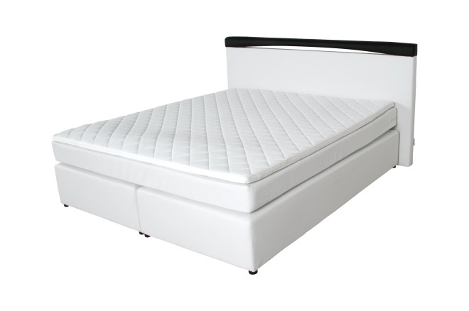 Boxspringbett 180x200 Roman - Weiss